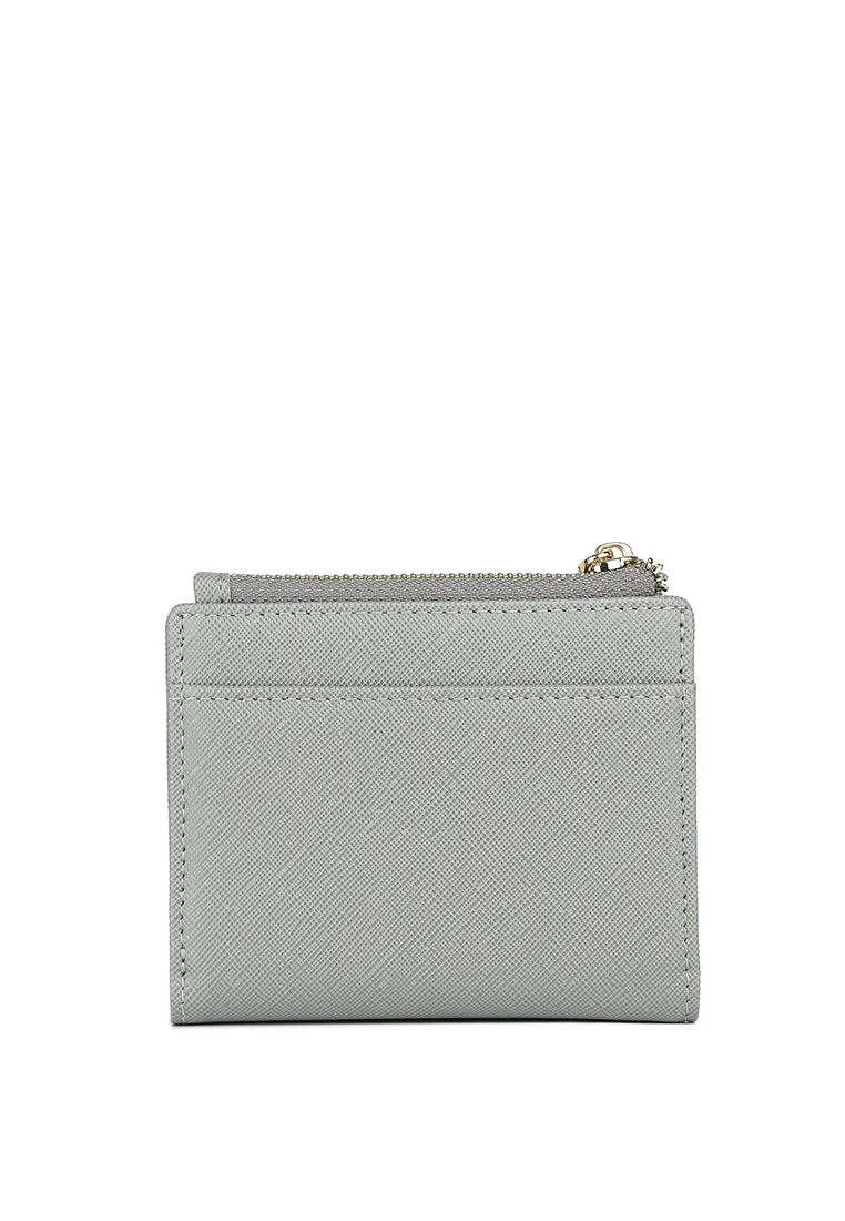 Chic Me Top Zip Mini Wallet (Smoke)