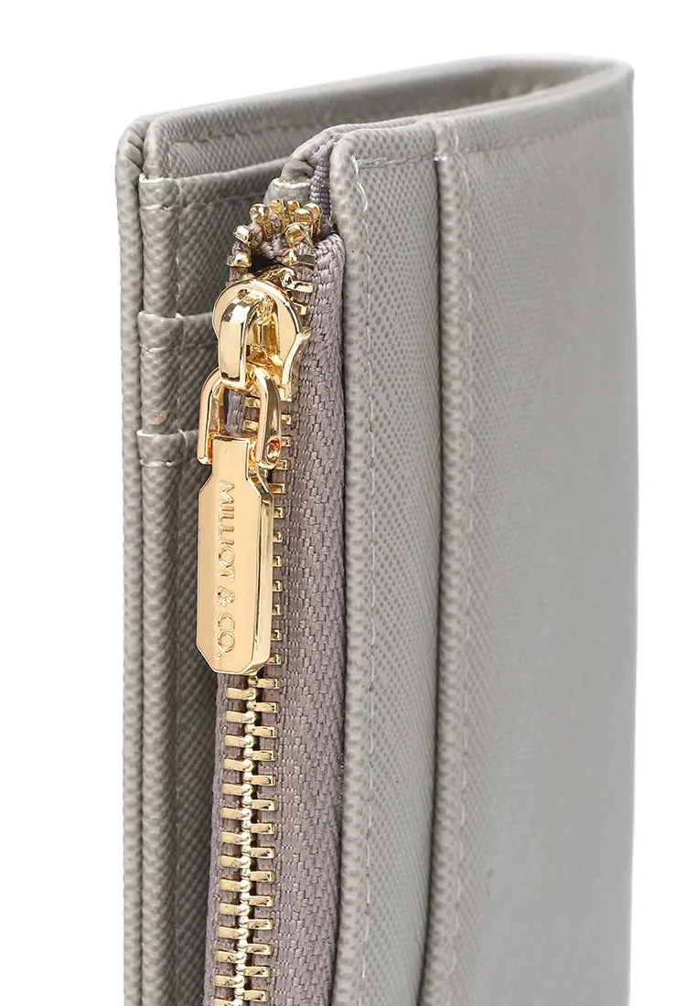 Chic Me Top Zip Mini Wallet (Smoke)