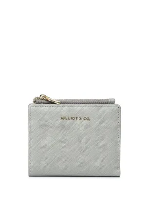 Chic Me Top Zip Mini Wallet (Smoke)