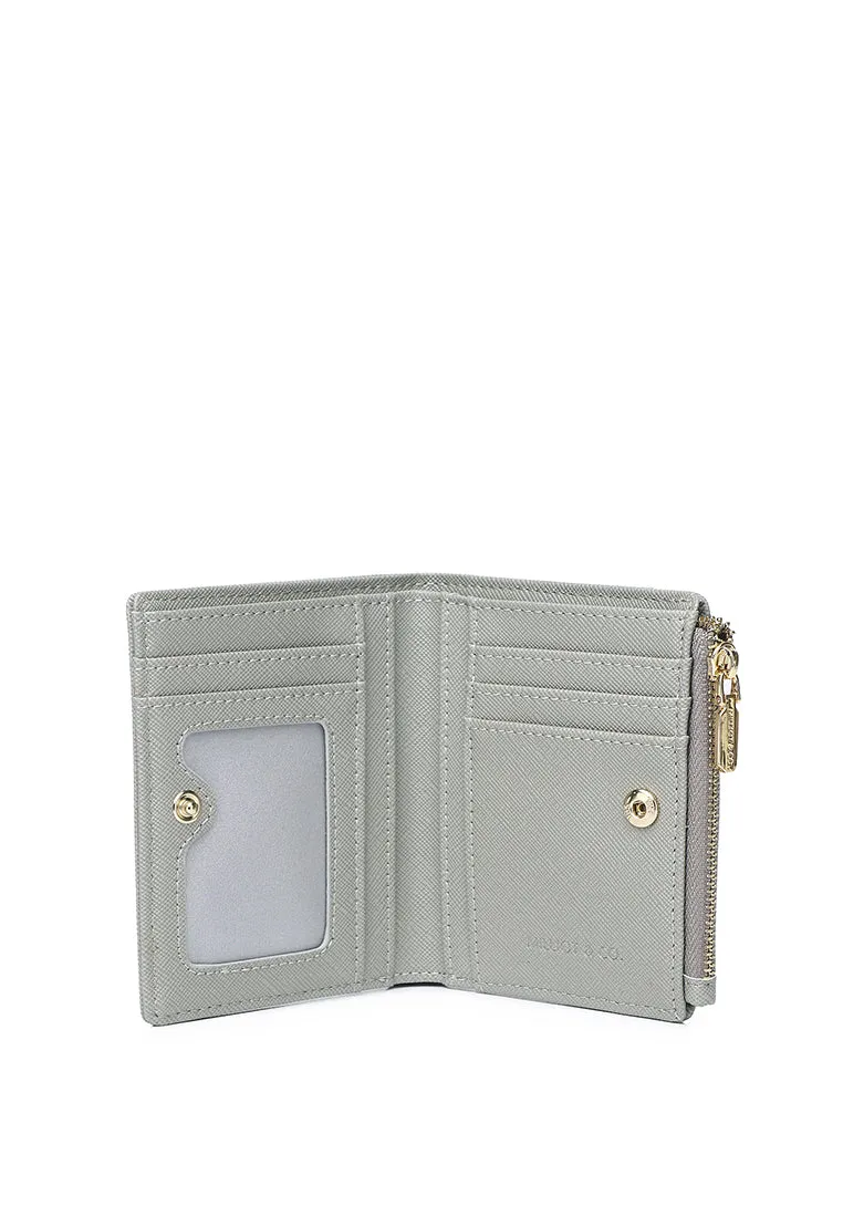 Chic Me Top Zip Mini Wallet (Smoke)