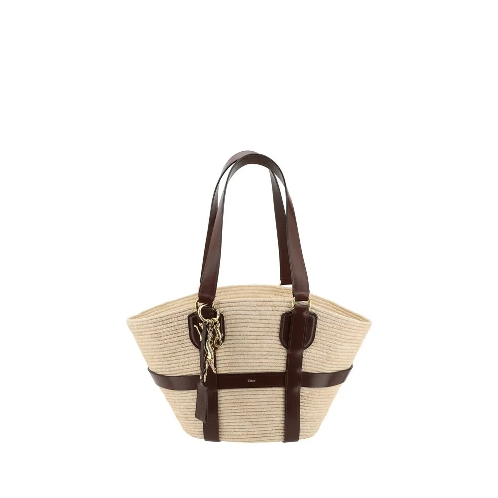Chloé Kerala 25 raffia Shoulder Bag