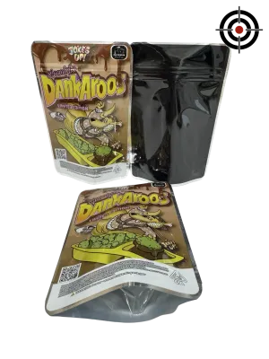 Chocolate Dankaroos (Retro) Mylar Bags 3.5g Jokes Up (Only $0.21 Each)