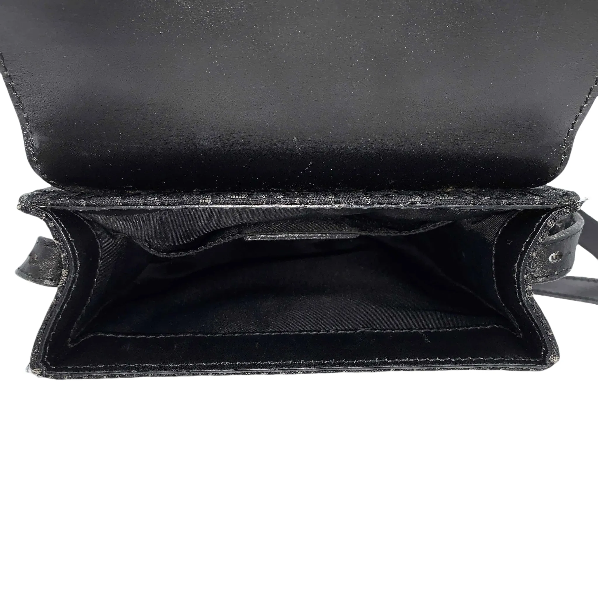 Christian Dior Columbus Trotter Mini Boston 20Cm Navy Canvas Ghw