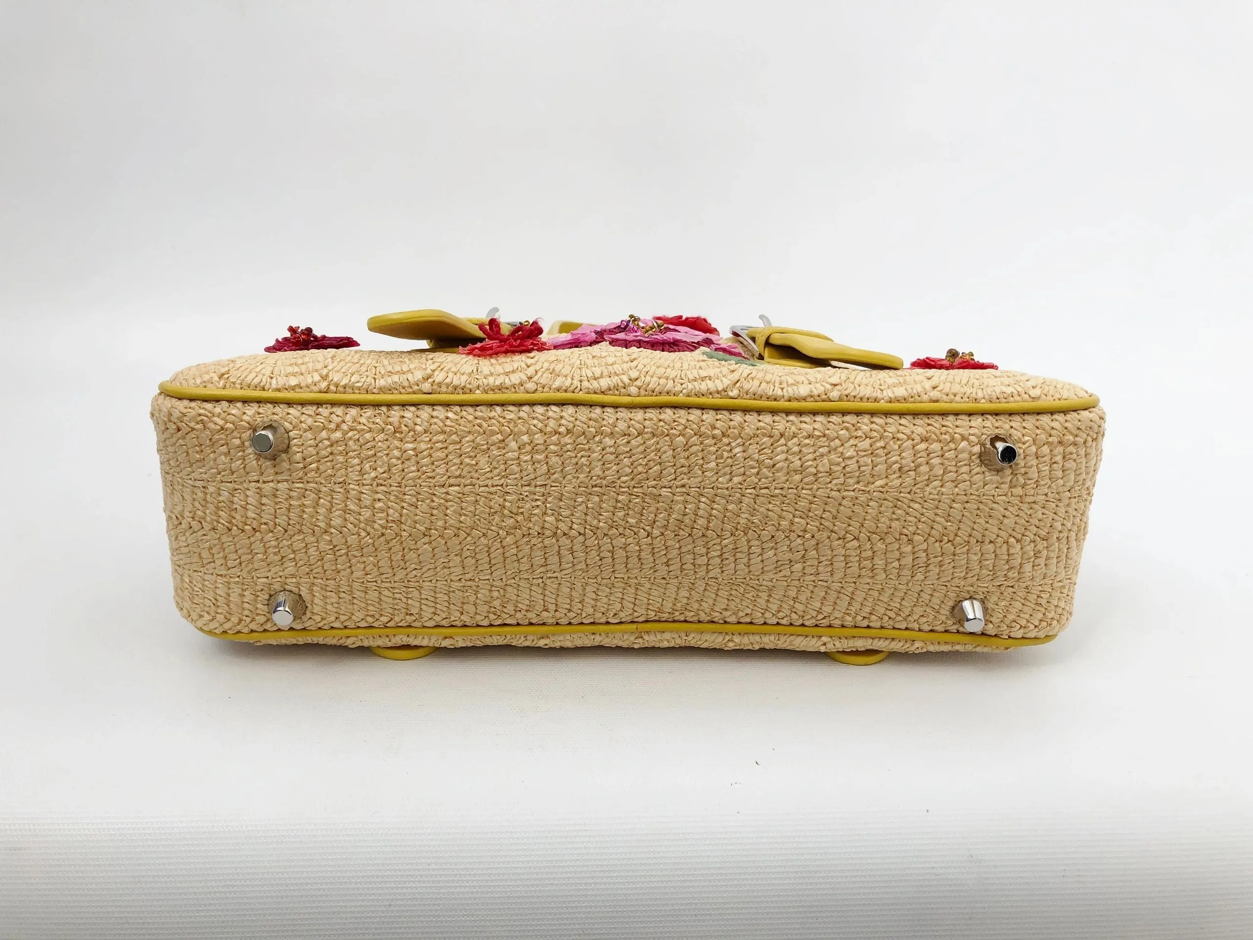 Christian Dior Raffia Bag