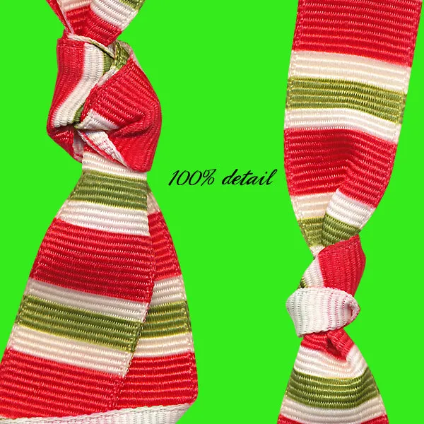 Christmas Striped Ribbons