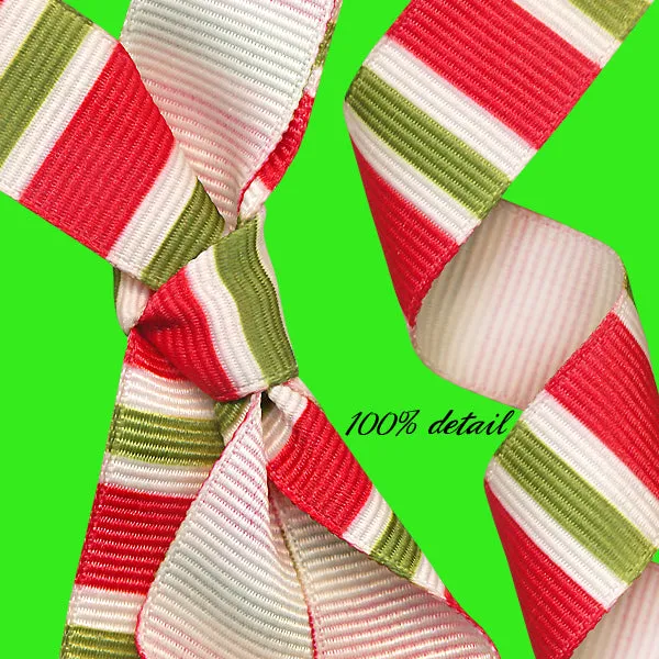 Christmas Striped Ribbons