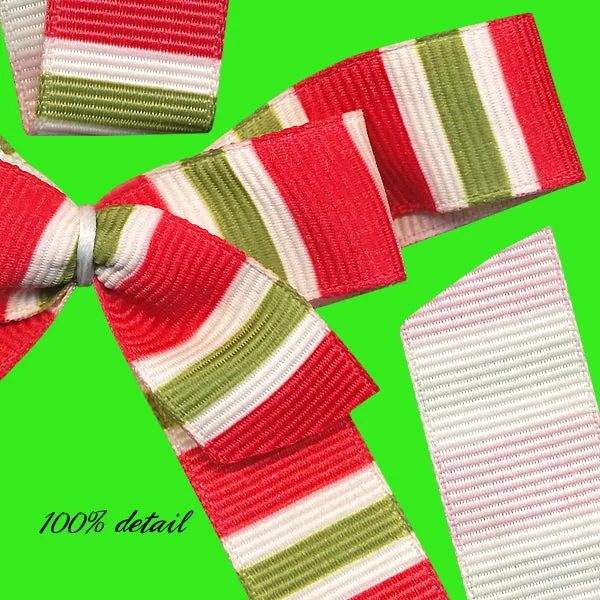 Christmas Striped Ribbons