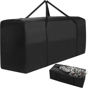 Christmas Tree Storage Bag, Fits Up to 12 Ft Artificial Trees, Extra Large Heavy-Duty Waterproof Storage Bags with Reinforced Handles & Dual Zippers for Trees Holiday Decorations Cushion Furniture