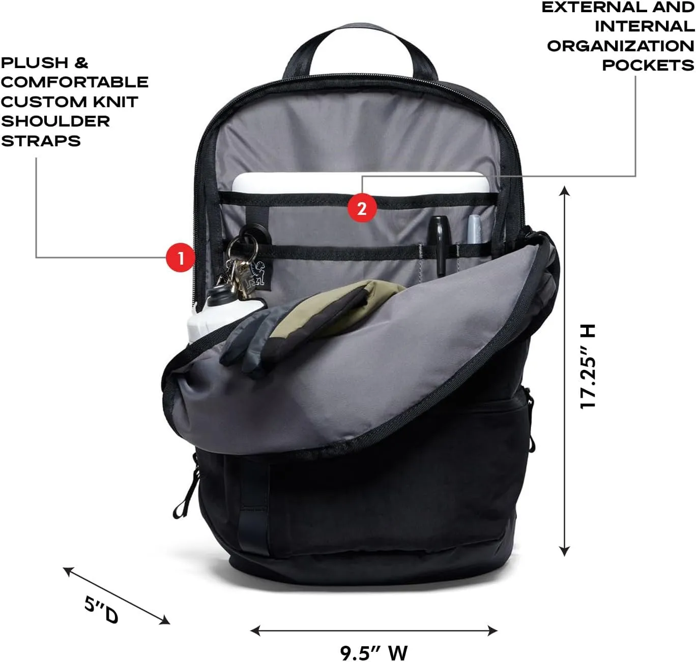 Chrome Industries Camden Backpack - Sandstone, 16 Liter