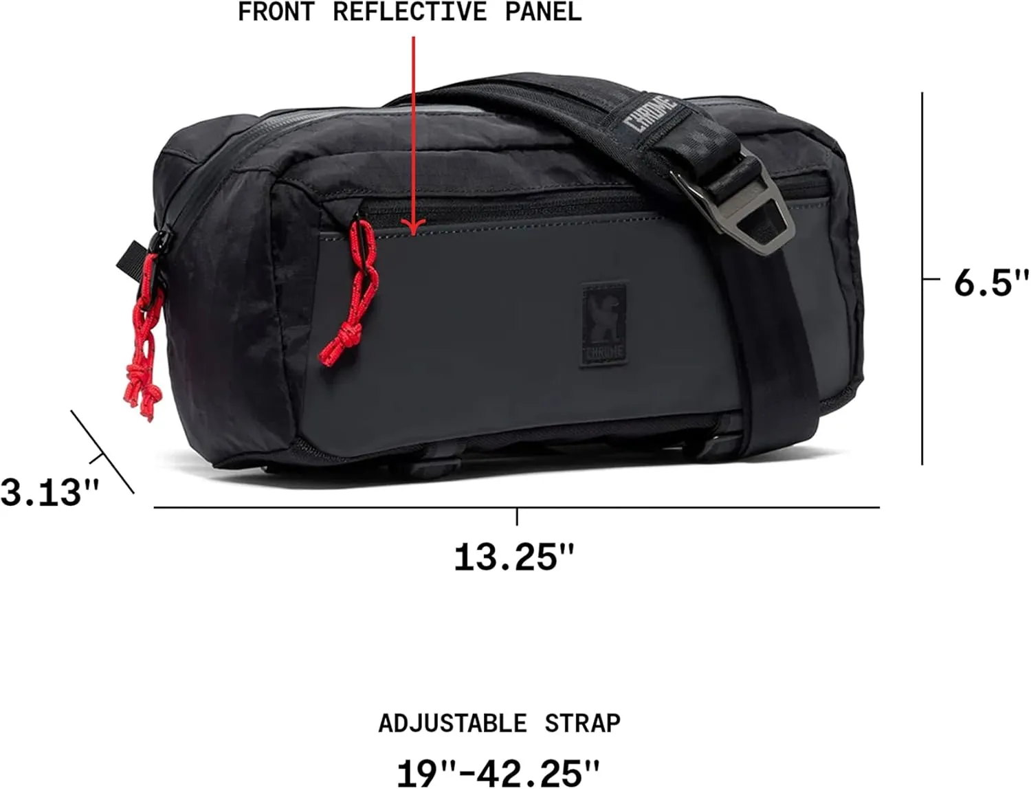 Chrome Industries Mini Kadet Sling Bag – Messenger Crossbody Bag for Women and Men, Water Resistant
