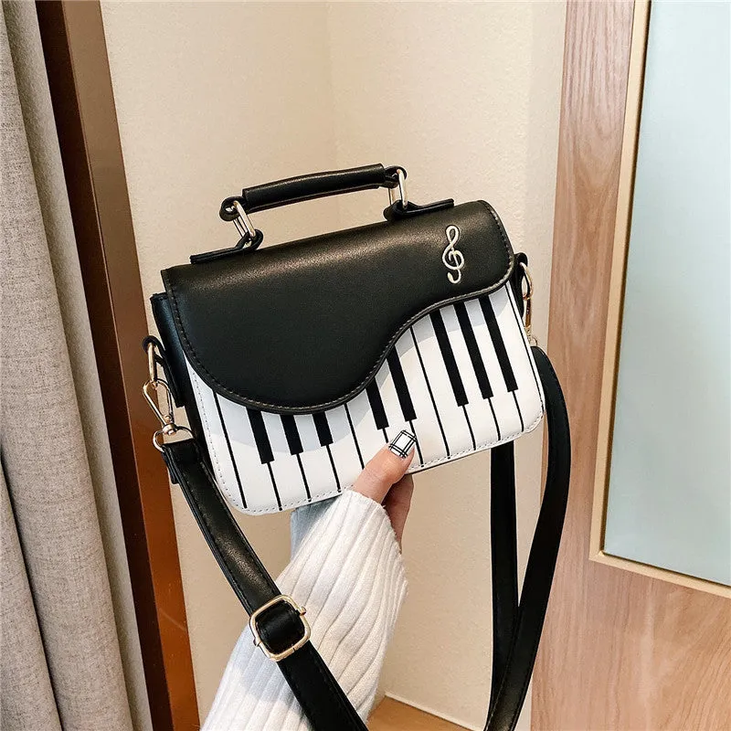 CL1223 - Cute Piano Pattern Shoulder Bag