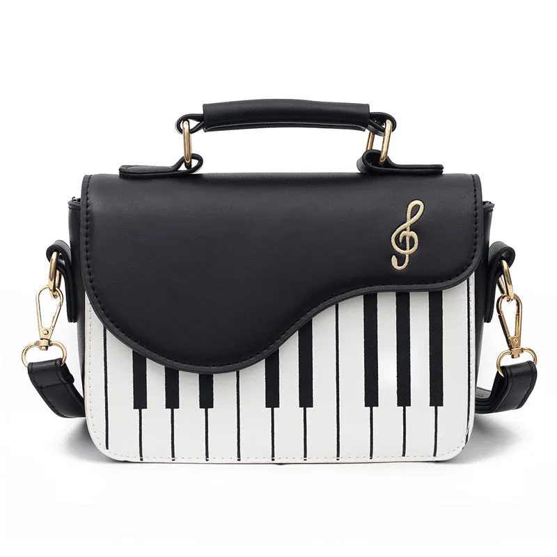 CL1223 - Cute Piano Pattern Shoulder Bag