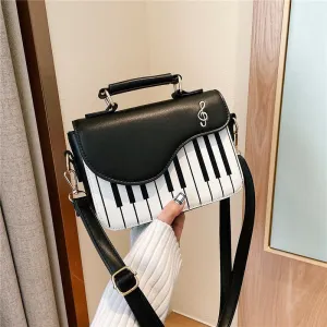 CL1223 - Cute Piano Pattern Shoulder Bag