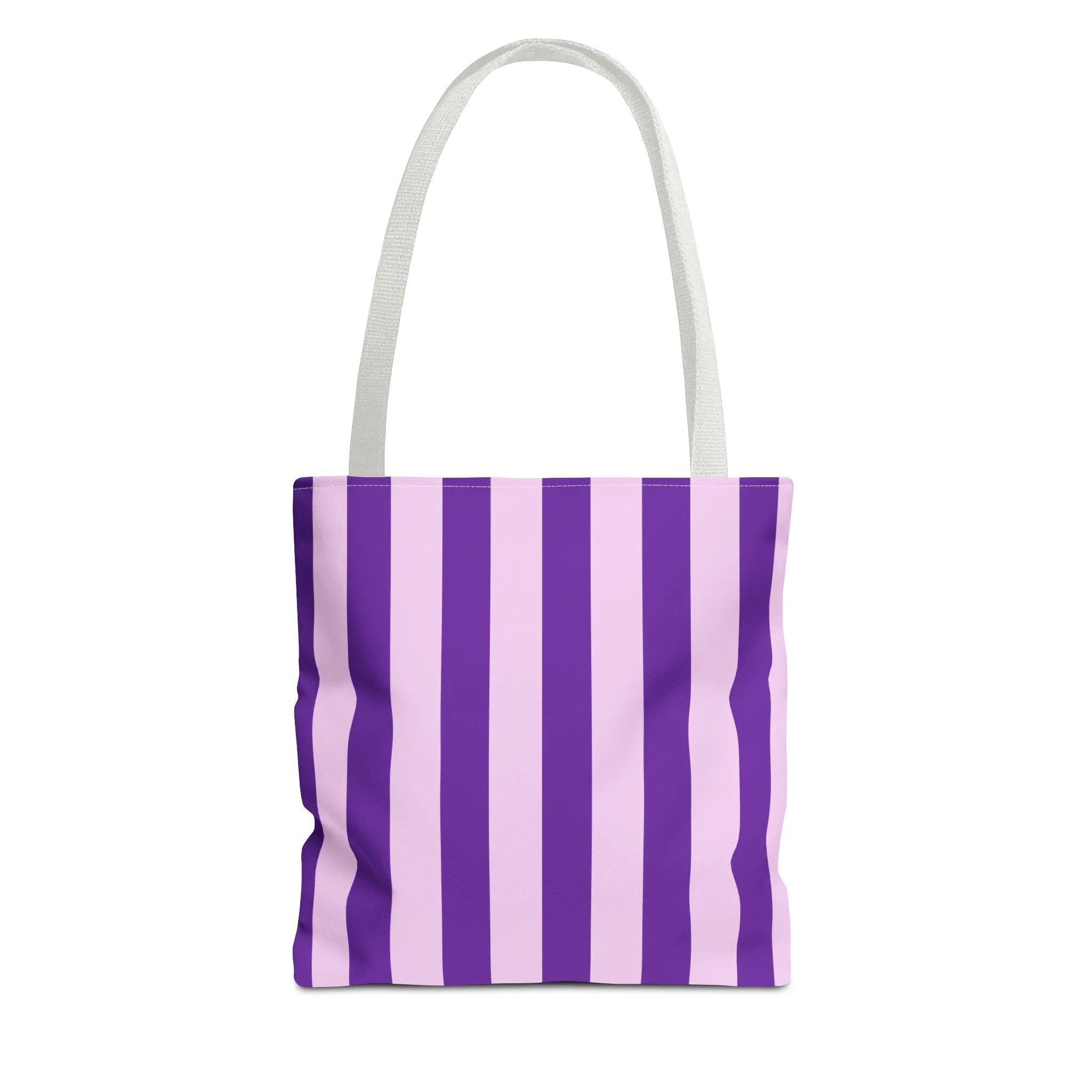 Classic Tote - Purple & Pink Stripes
