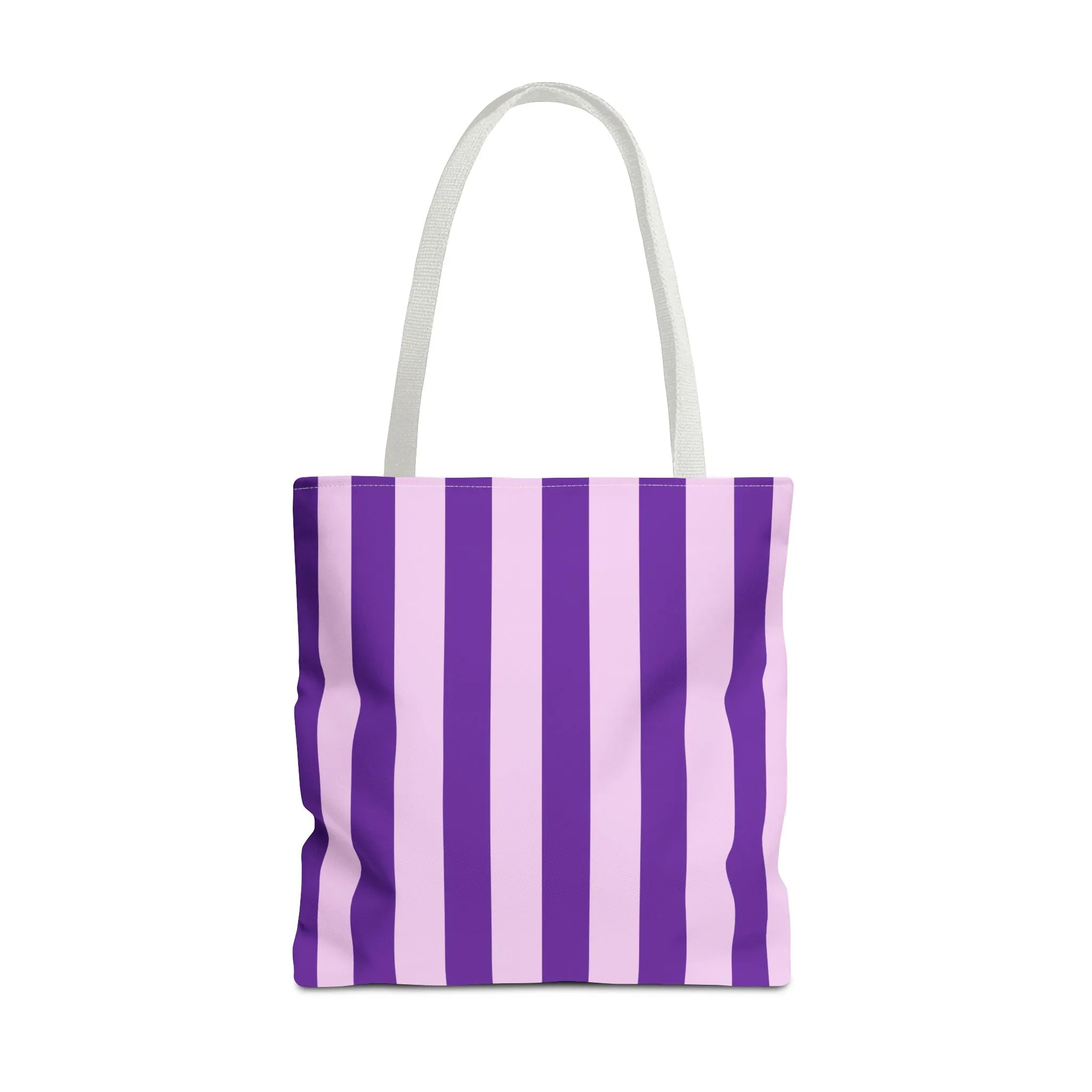 Classic Tote - Purple & Pink Stripes