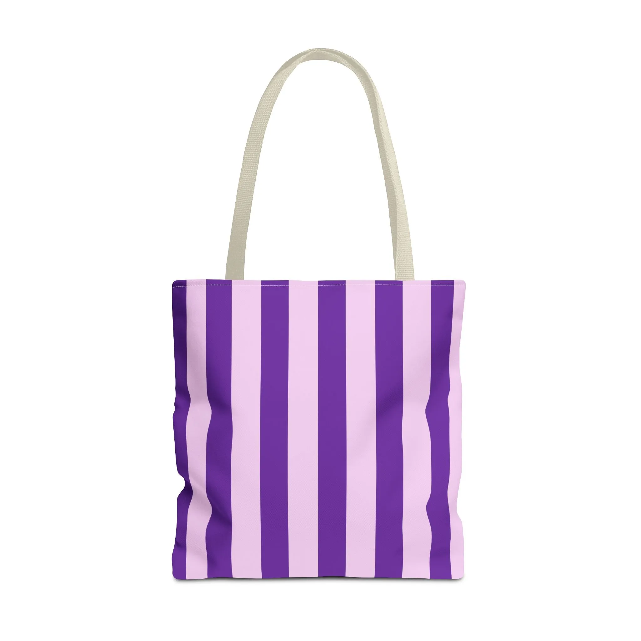 Classic Tote - Purple & Pink Stripes