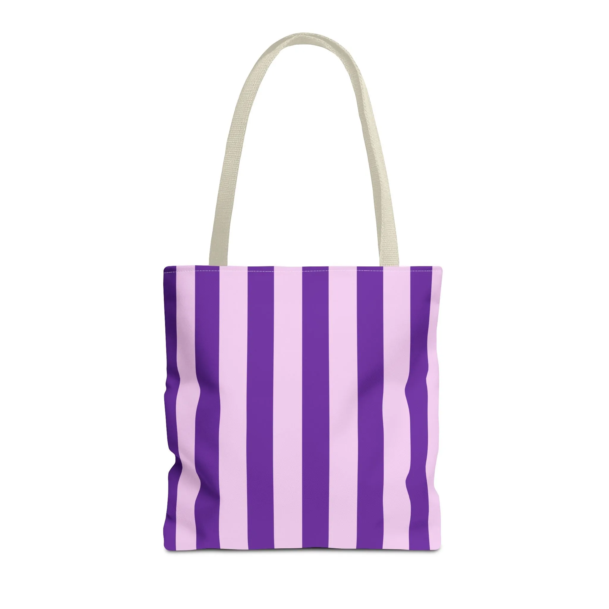 Classic Tote - Purple & Pink Stripes