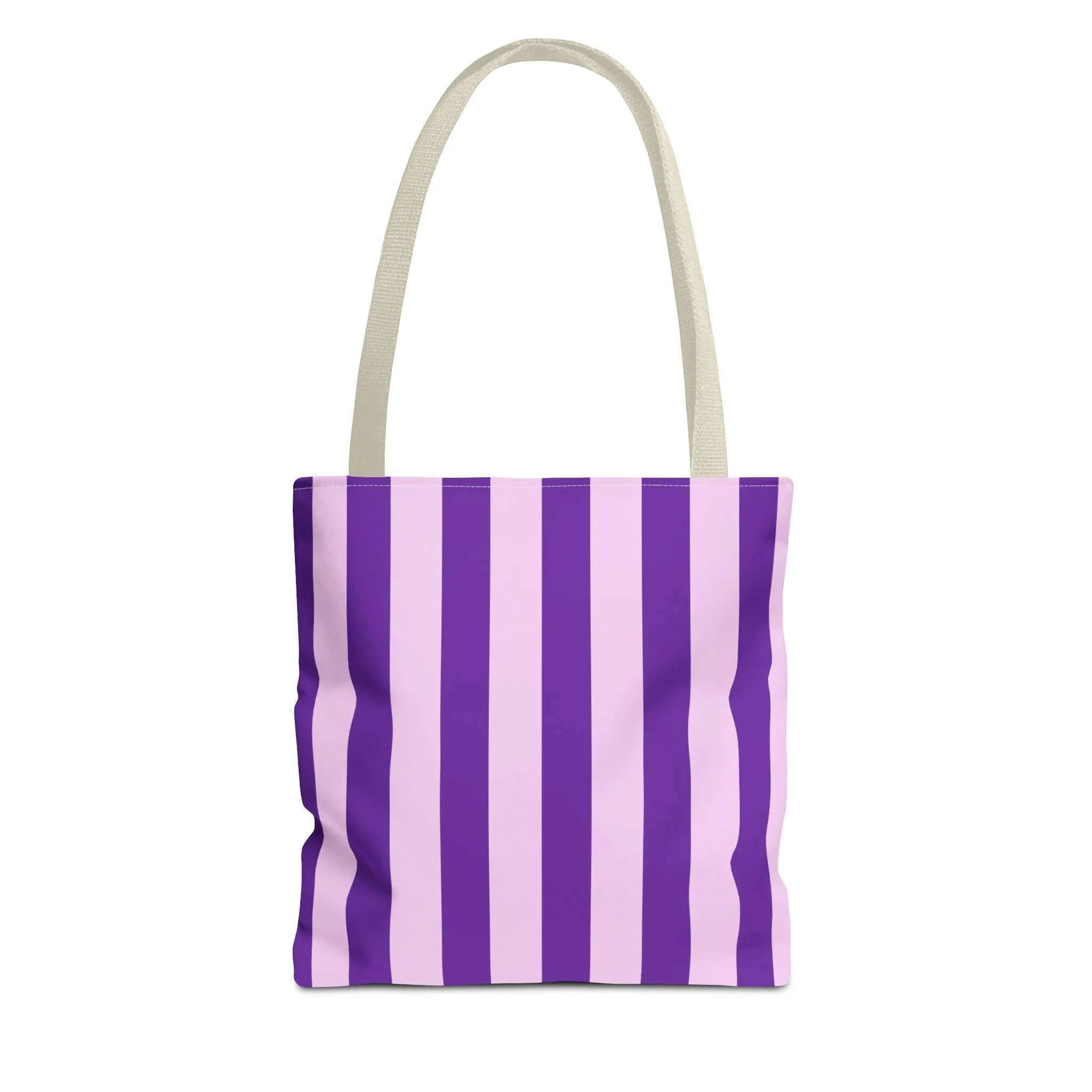 Classic Tote - Purple & Pink Stripes