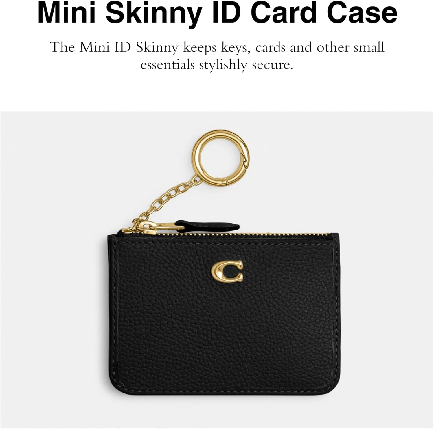 Coach Women's Essential Mini Id Card Case Bi-Fold Wallet