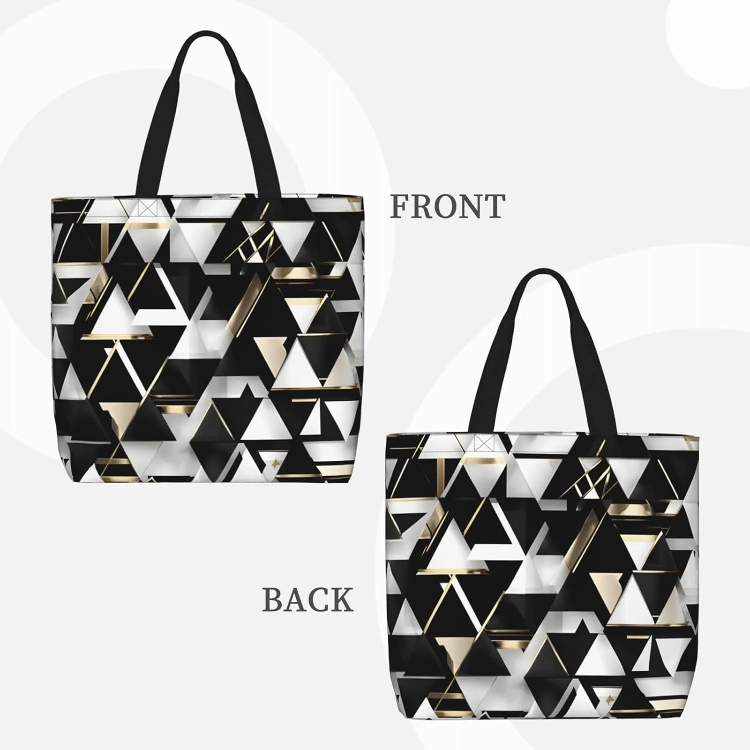 Colored Jellyfish Print Fashion Tote Bag,Travel Handbag For Women, Hobo Bags, Work Shoulder Bags Crossbody Bag