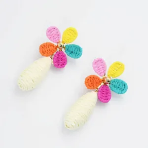 Colorful Floral Raffia