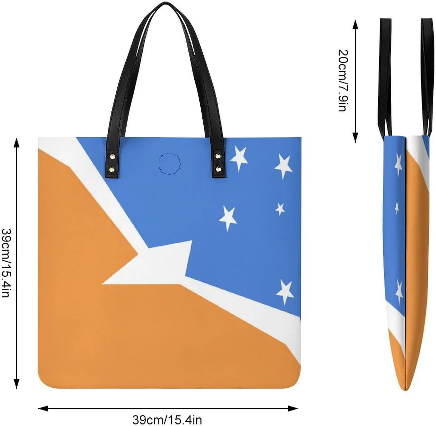Comoros Flag Women's Tote Handbag Stylish and Spacious Leather Bag for Daily Use