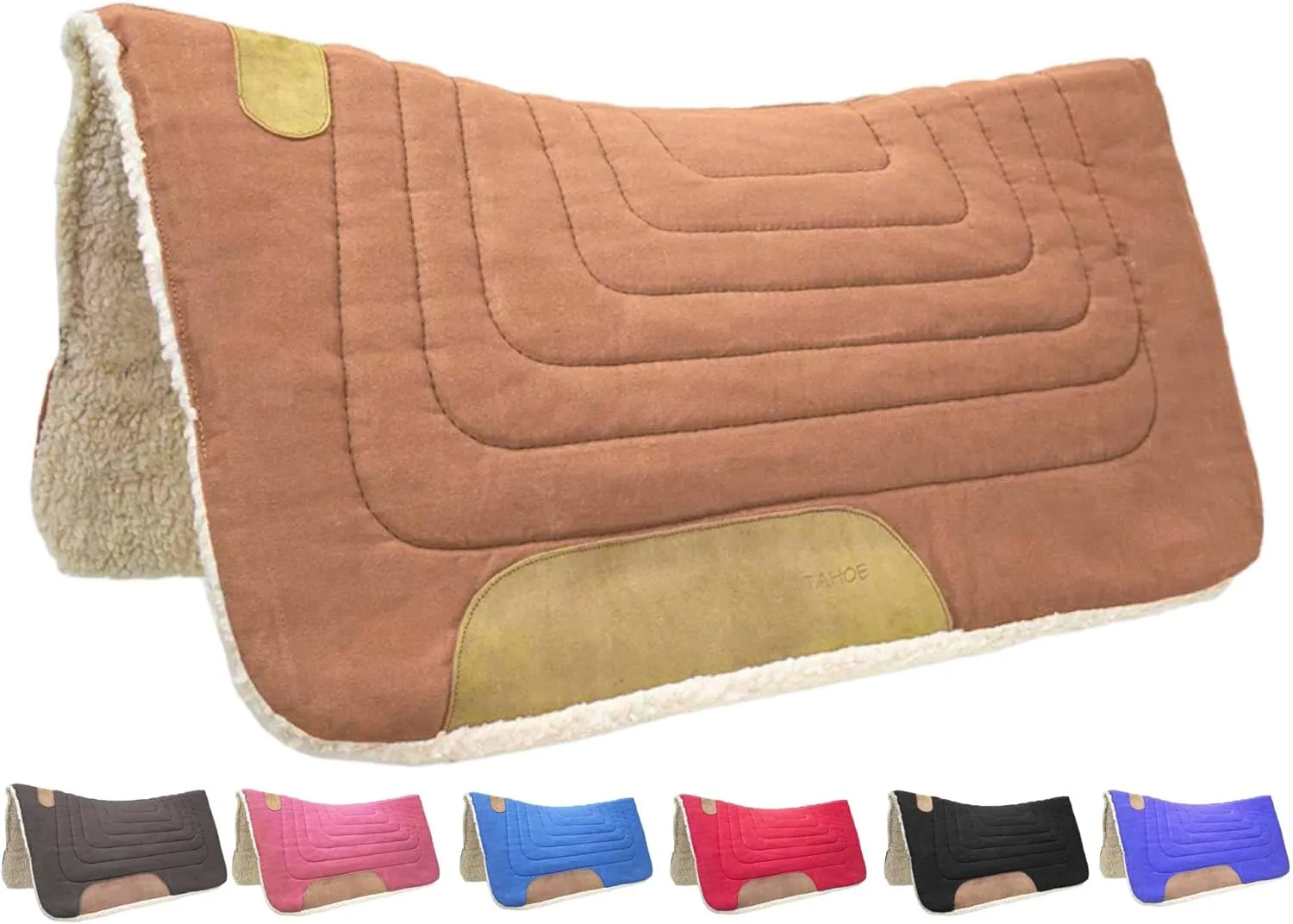 Contoured Canvas Western Saddle Pad Available in Mini Pony and Horse Sizing