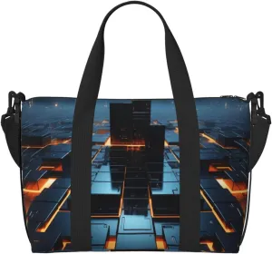 cool wallpapers print Handbag Oxford shoulder bag casual shoulder bag weekend bag large capacity storage bag