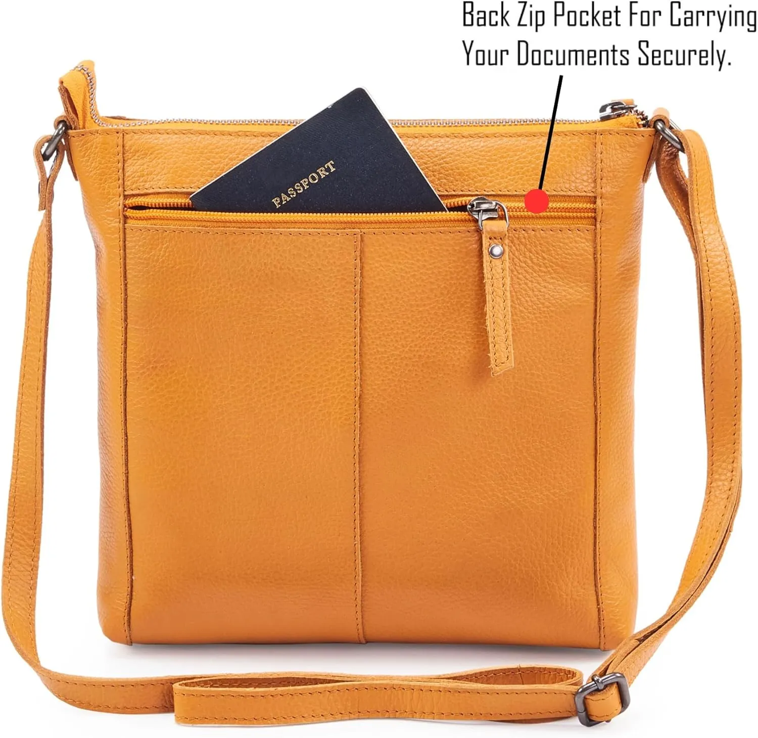 Crossbody Bag for Women Trendy Real Leather Purse Small Soft Pebbled Handbags Crossover Shoulder Pocketbook