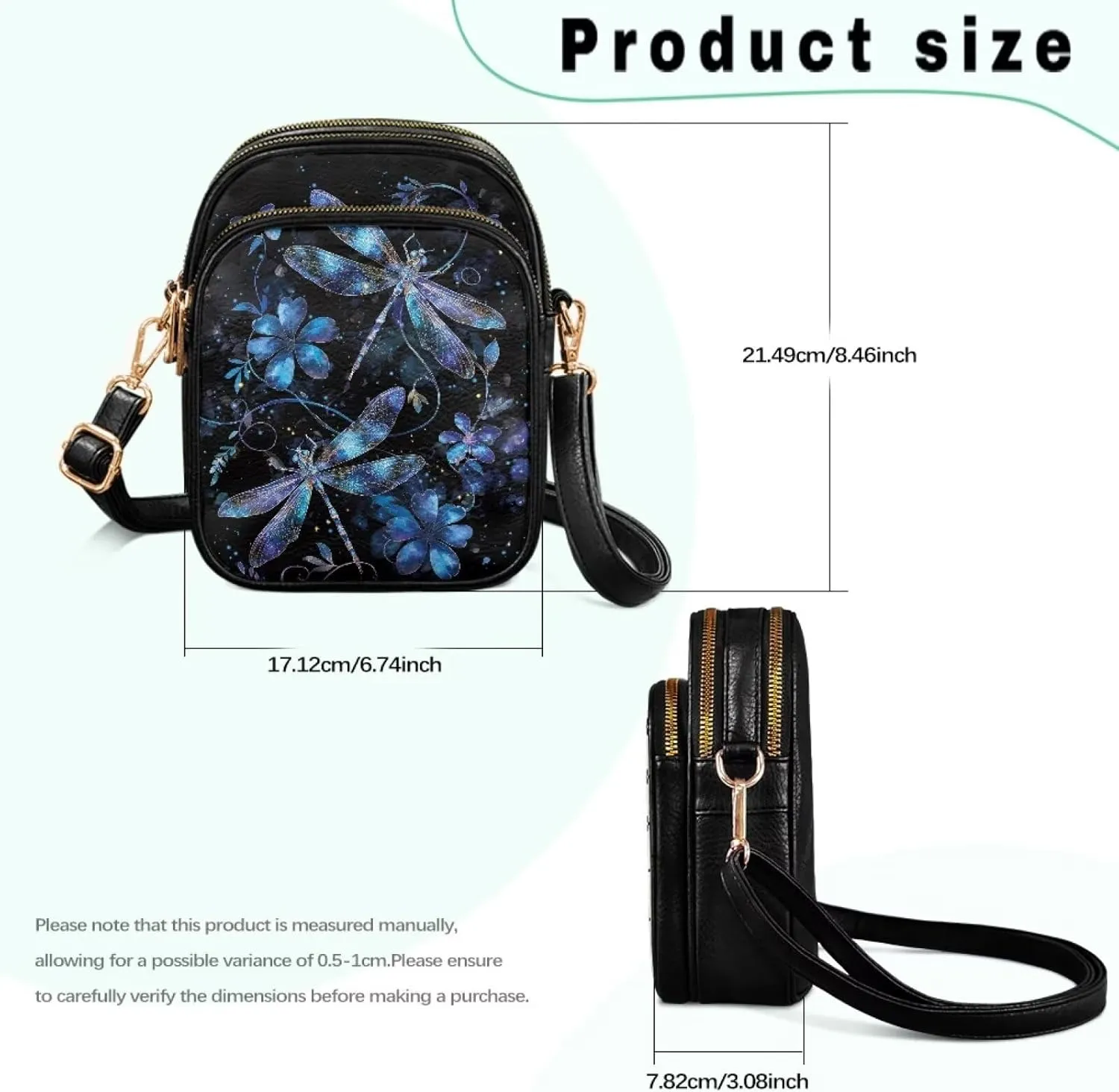 Crossbody Bags for Women Small Size Travel Leather Shoulder Purses Mini Satchel Bag