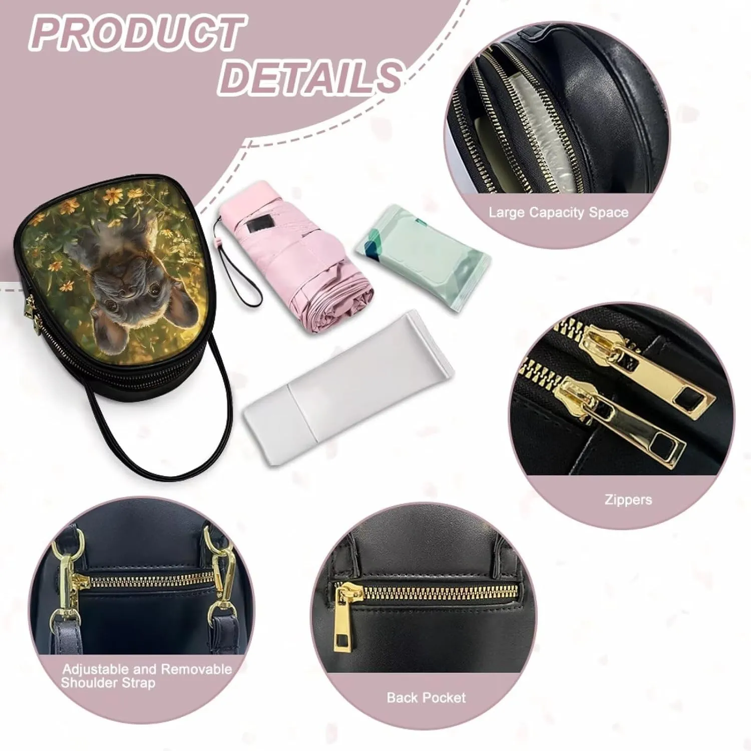Crossbody Bags for Women Travel Mini Leather Phone Bag Long Strap Shoulder Purse