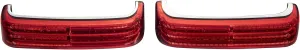 Custom Dynamics ProBEAM SEQUENTIAL Saddlebag Lights for BCM Bikes 2014  - Chrome w/Red Lens