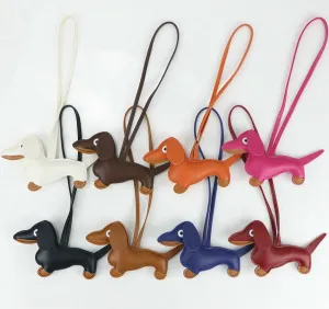 Dachshund PU Leather Keychain I Key Holder Accessories