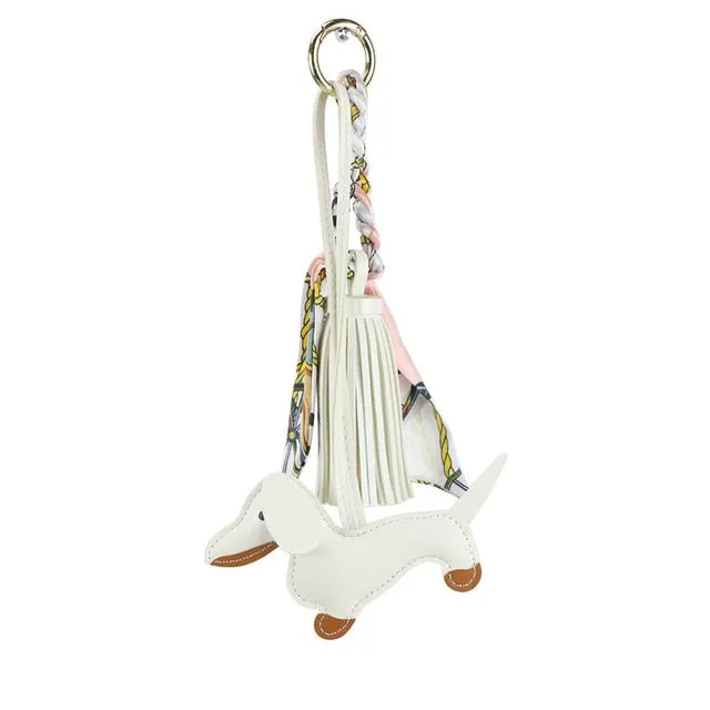 Dachshund PU Leather Keychain I Key Holder Accessories