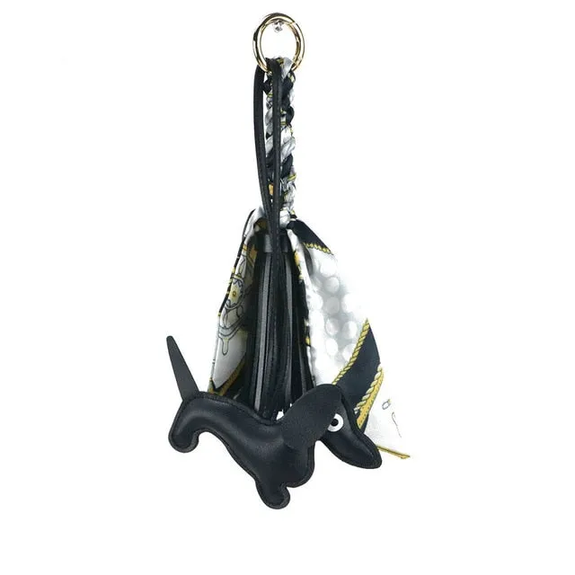 Dachshund PU Leather Keychain I Key Holder Accessories