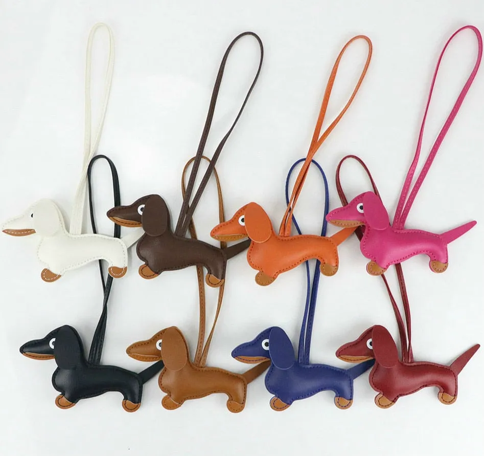 Dachshund PU Leather Keychain I Key Holder Accessories
