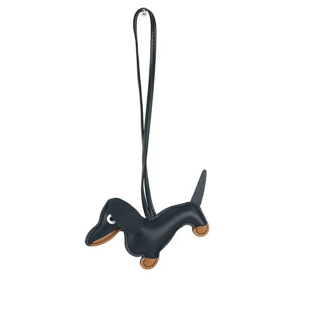 Dachshund PU Leather Keychain I Key Holder Accessories