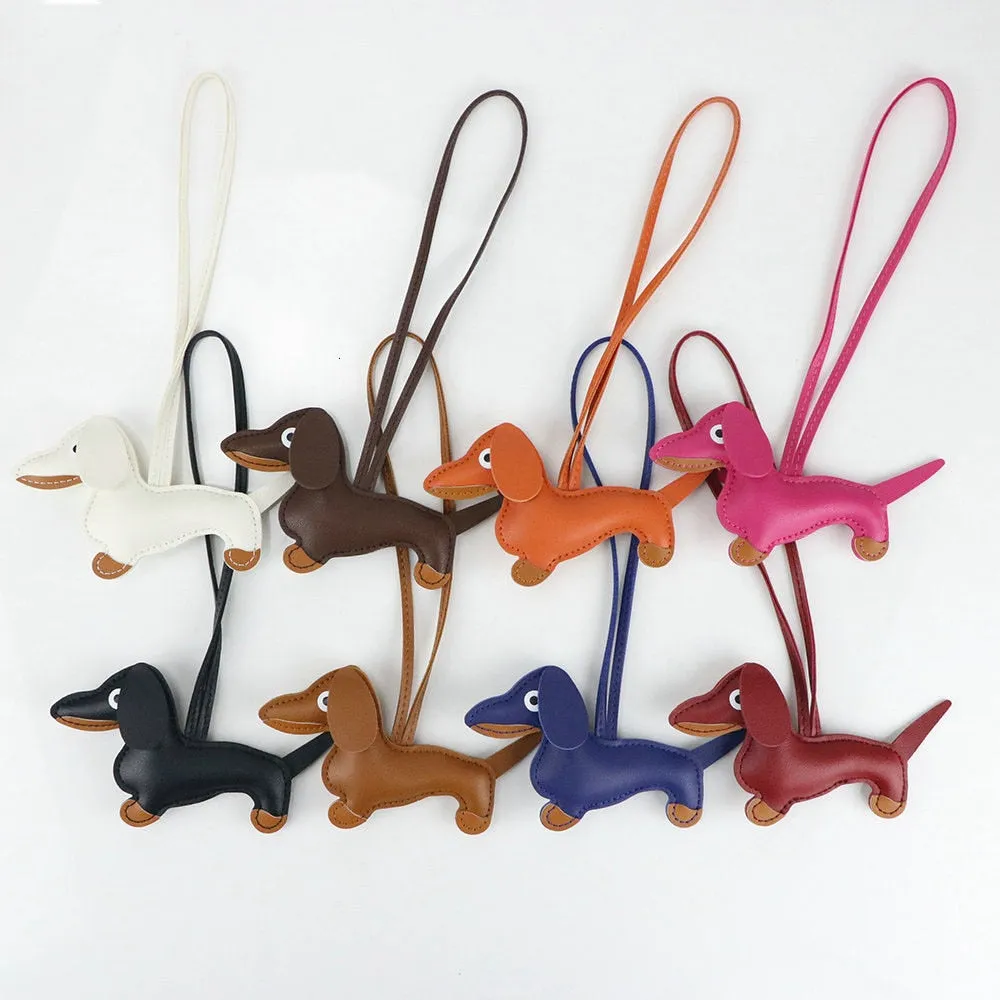 Dachshund PU Leather Keychain I Key Holder Accessories