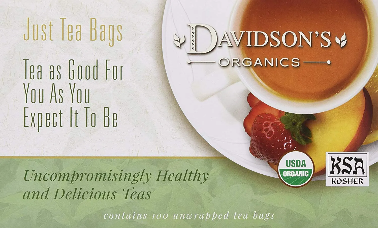 Davidson's Organics, Berry Essence, 100-count Unwrapped Tea Bags