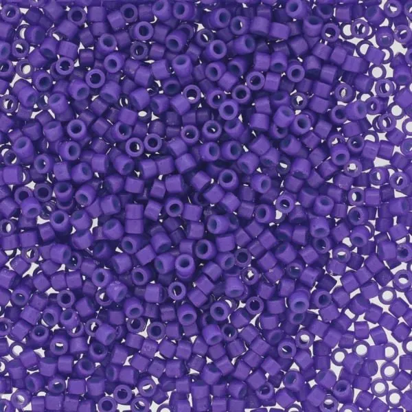 DB 2359, Duracoat Opaque Violet Blue - Miyuki Delica Beads - Size 11 - 5 grams - Japanese Cylinder Glass  Seed Beads - Wholesale & Retail