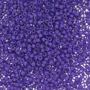 DB 2359, Duracoat Opaque Violet Blue - Miyuki Delica Beads - Size 11 - 5 grams - Japanese Cylinder Glass  Seed Beads - Wholesale & Retail