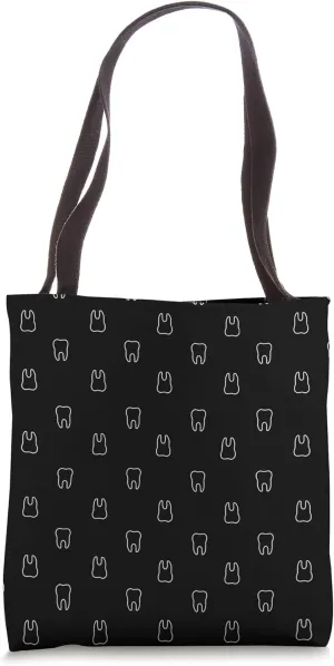 Dental tooth print dentist hygienist assistant gift Tote Bag