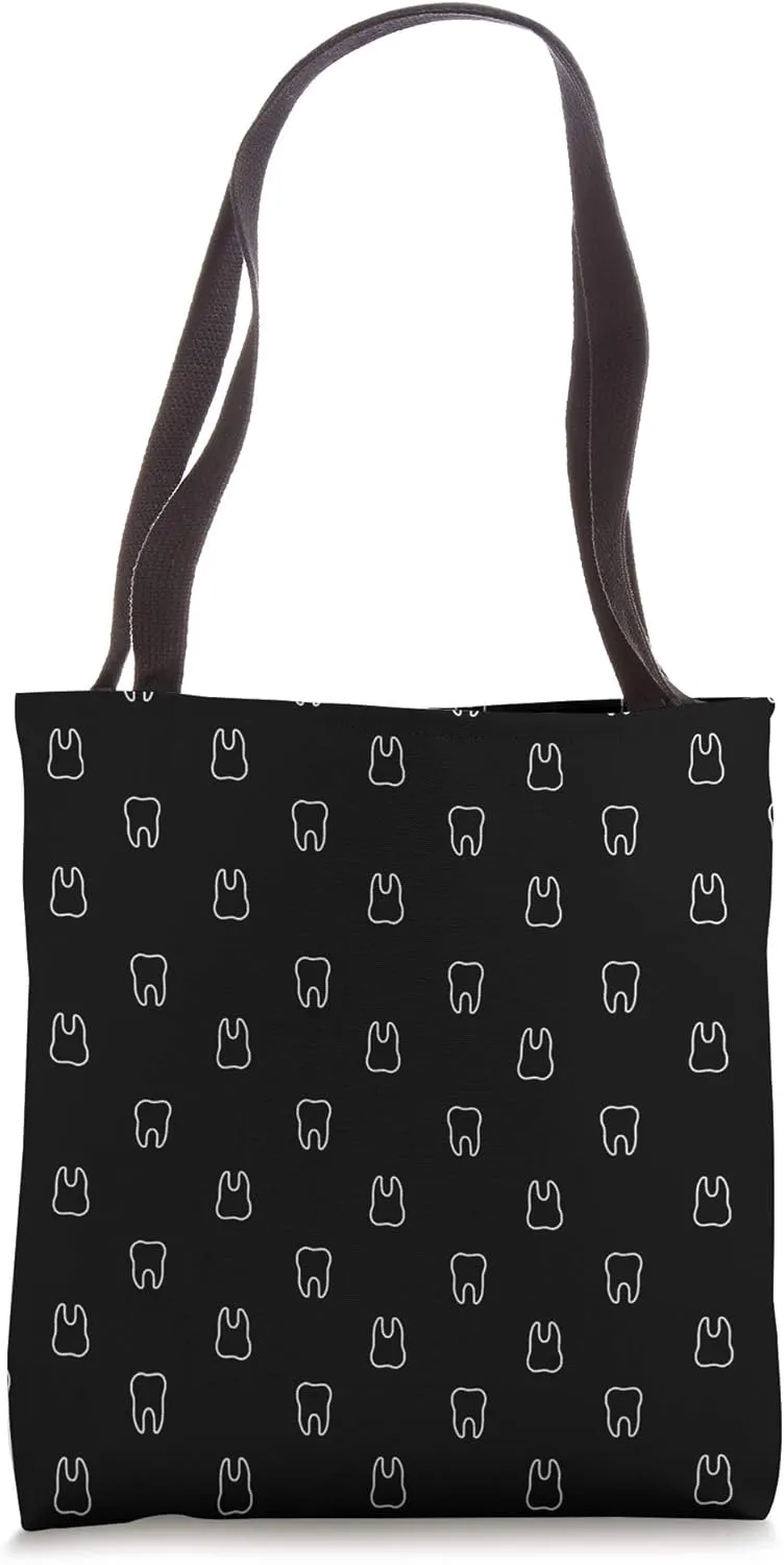 Dental tooth print dentist hygienist assistant gift Tote Bag