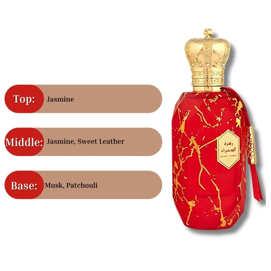 Desert Flower EDP Spray 100ML (3.4 OZ) By Armaf | Indulge In The Floral Elegance Of This Enchanting Aroma.
