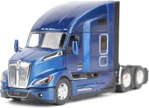 Diecast Masters 1:50 Scale Kenworth T680 - Deep Cerulean Blue | Officially Licensed Transport Series | Deep Cerulean Blue Model 71108