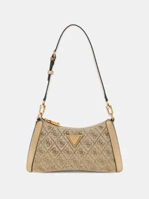 Dili 4G Logo Rhinestone Shoulder Bag