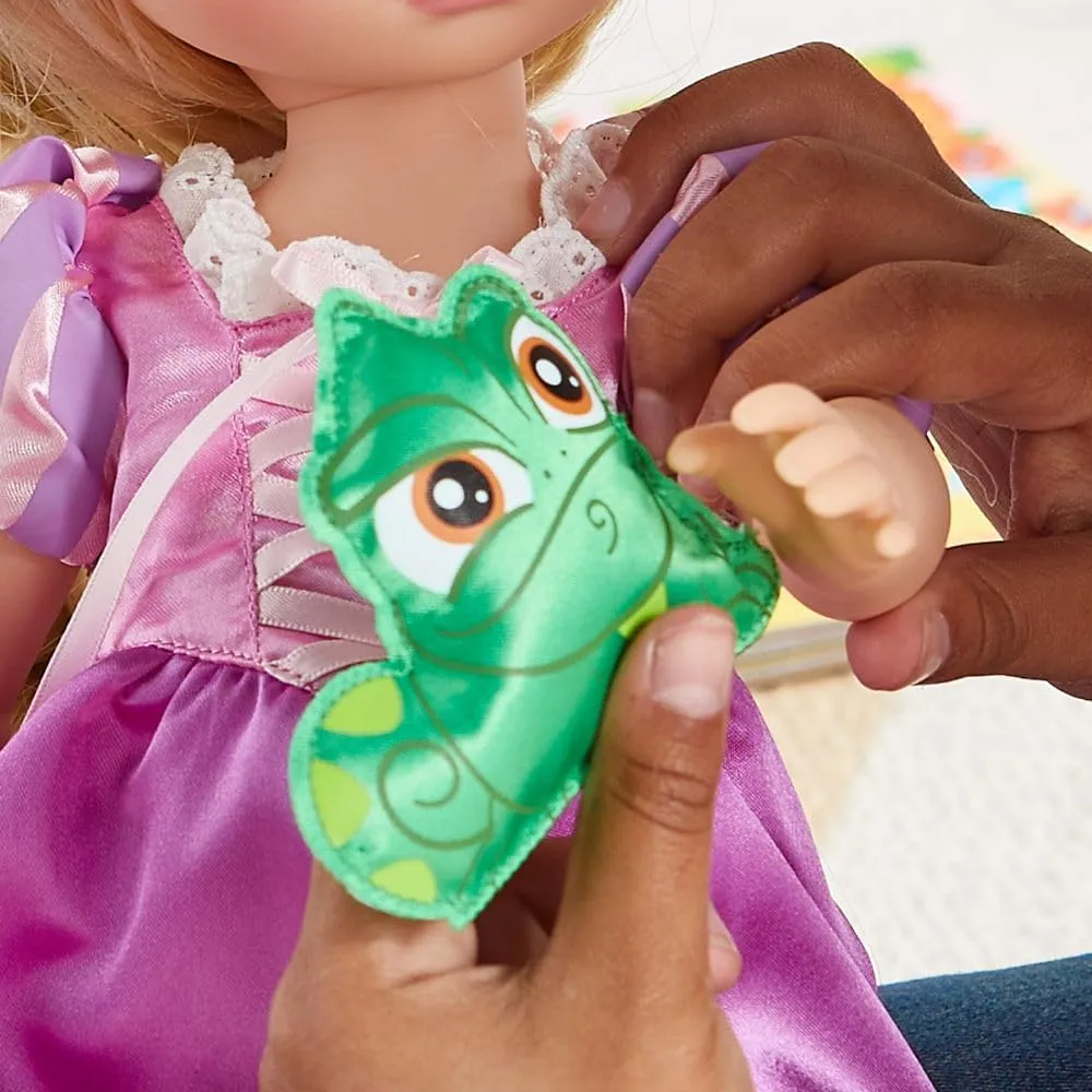 Disney Store Official Animators' Collection Rapunzel Doll, Tangled, 16 Inches, Includes Pascal with Molded Details, Fully Posable Toy in Satin Dress - Suitable for Ages 3  Toy Figure