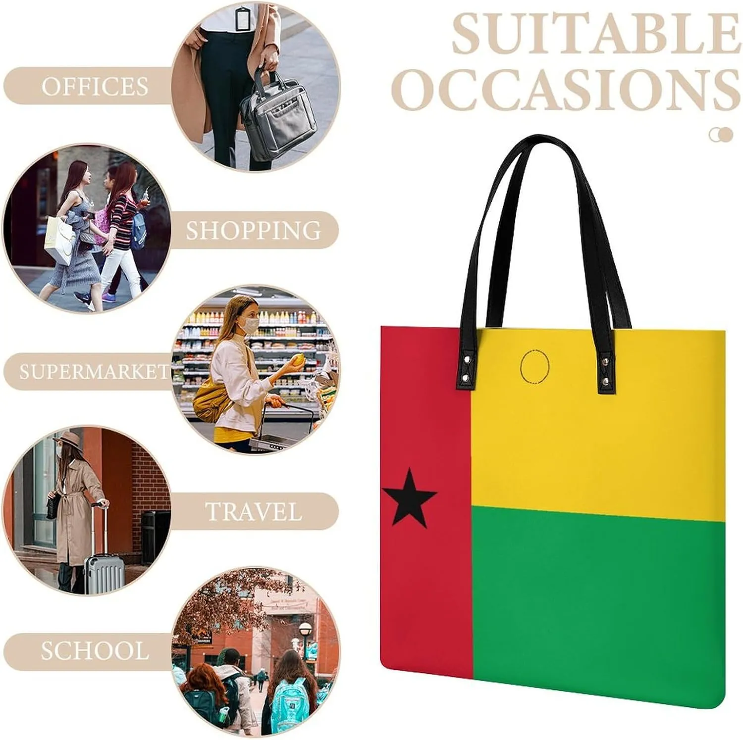 Djibouti Flag Women's Fashionable Leather Tote Bag Versatile Purse for Work and Leisure