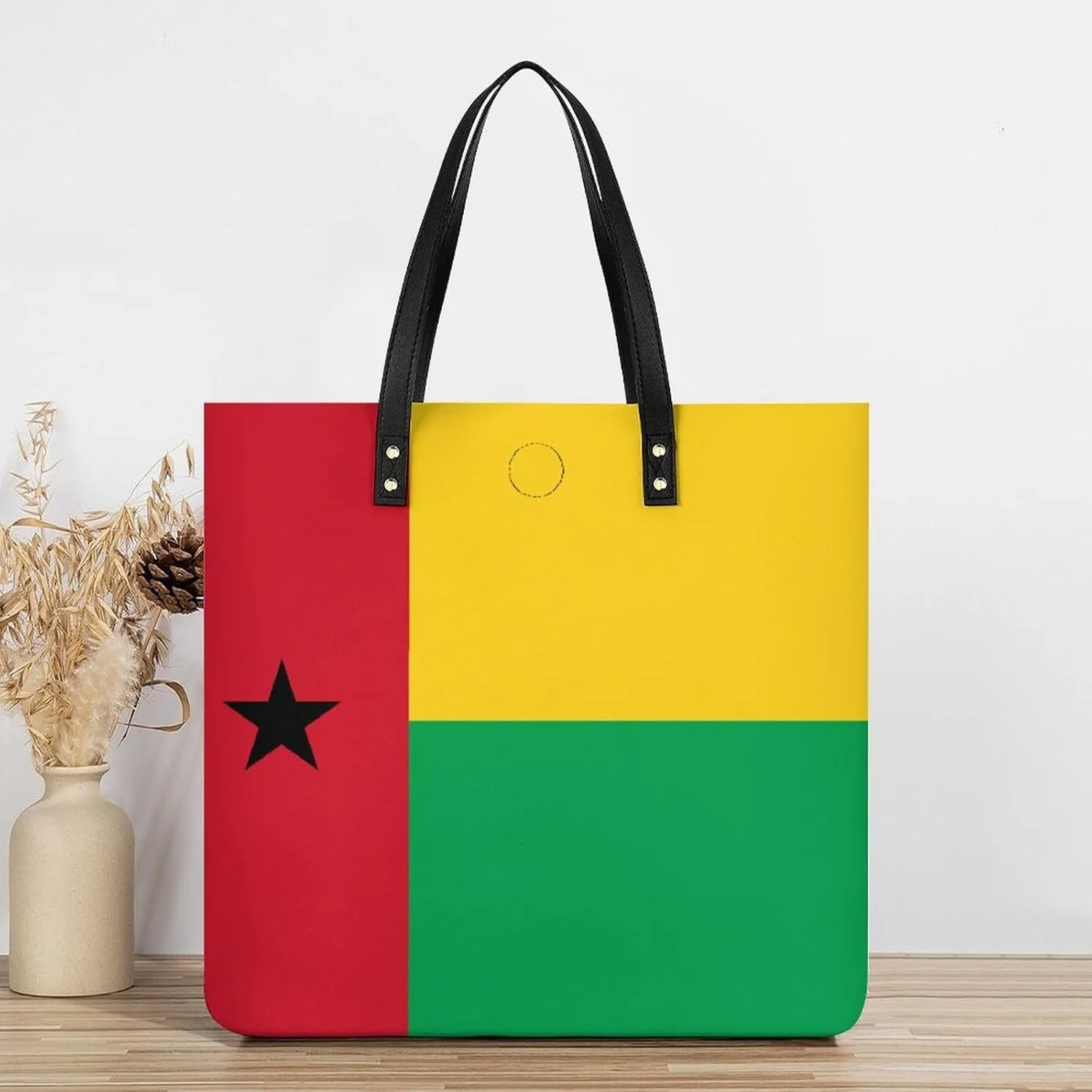 Djibouti Flag Women's Fashionable Leather Tote Bag Versatile Purse for Work and Leisure