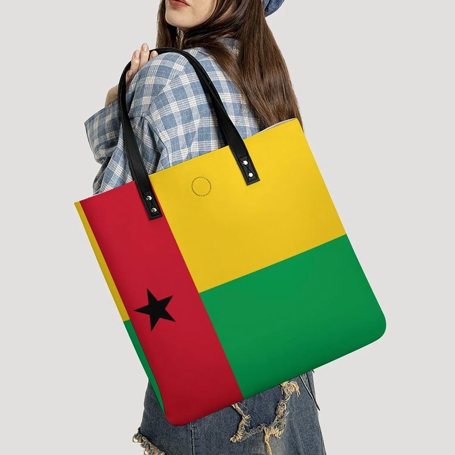 Djibouti Flag Women's Fashionable Leather Tote Bag Versatile Purse for Work and Leisure